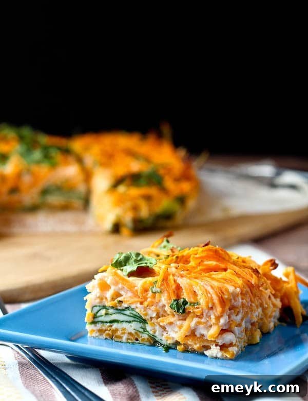29 Brilliant Breakfasts for Effortless Mornings 11 Egg White Breakfast Bake with Spiralized Sweet Potato and Spinach from Rachel Cooks, a light and healthy make-ahead breakfast.