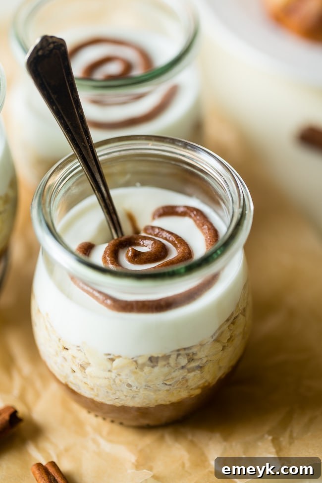 29 Brilliant Breakfasts for Effortless Mornings 31 Gluten Free Cinnamon Roll Overnight Oats from Food Faith Fitness, an indulgent yet healthy make-ahead breakfast.