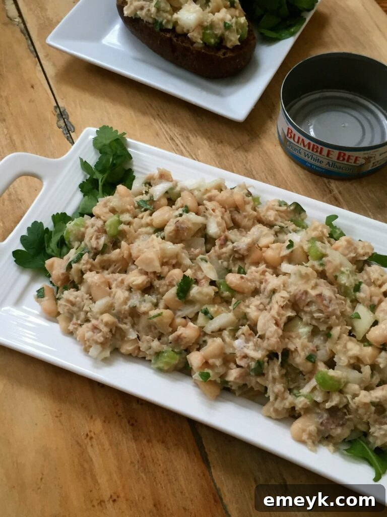 Refreshing Italian Style Tuna Salad, a quick and versatile healthy meal option