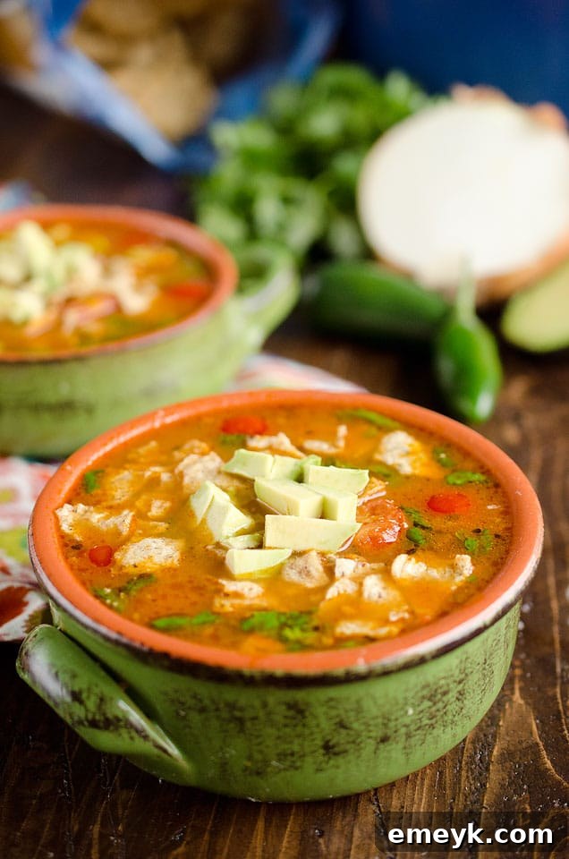 Hearty and flavorful 15 Minute Taco Soup, perfect for a quick and comforting dinner