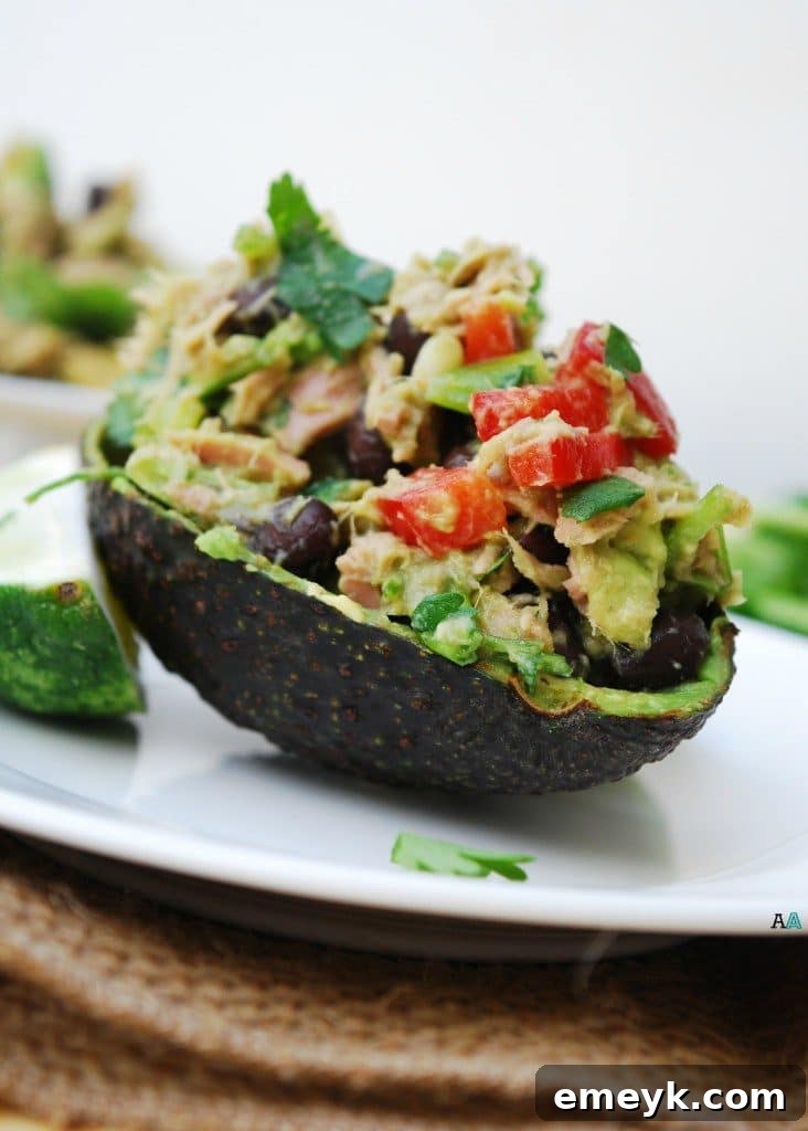 Flavorful Mexican Tuna Salad, a healthy and quick lunch or dinner option
