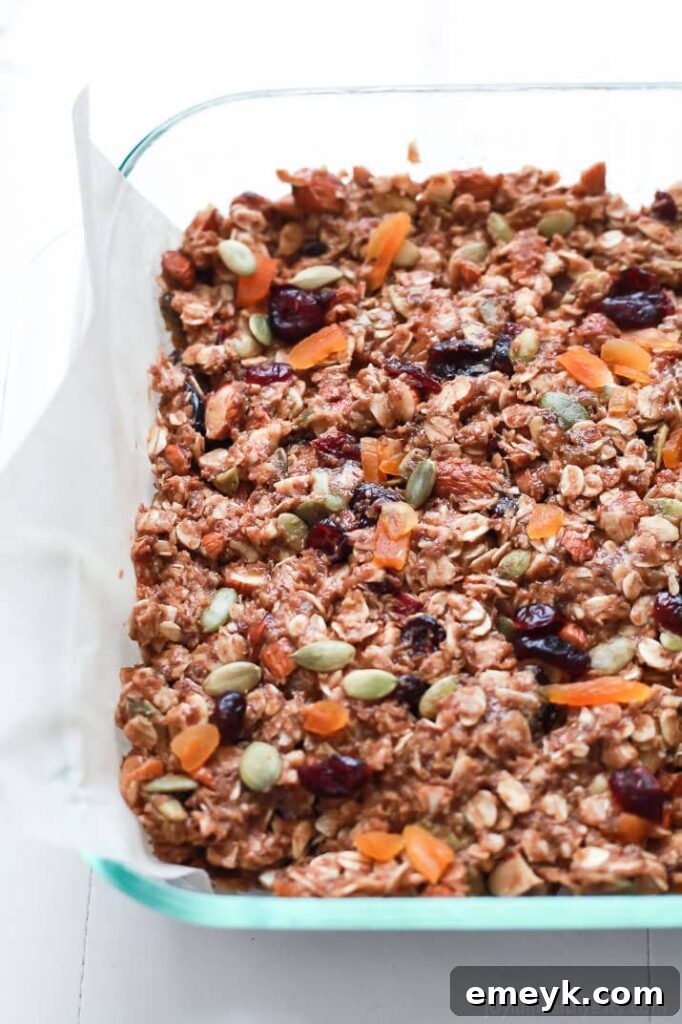 No Bake Pumpkin Spice Granola Bars, healthy and delicious