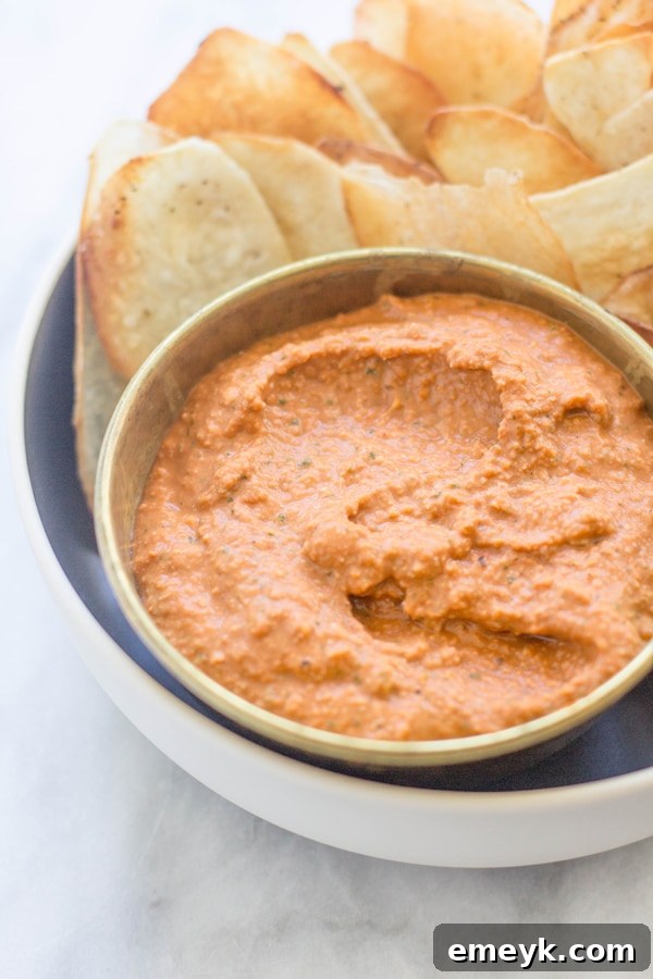 29 Unbeatable Game Day Dips 29 Savory Roasted Red Pepper Walnut Dip, a rich and nutty spread.