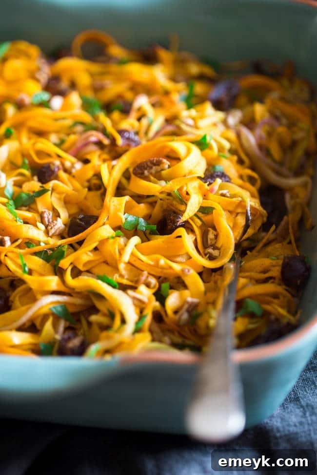 Curried Butternut Squash Salad with Apples, Dates, and Pecans
