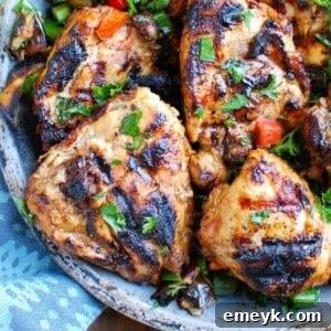 Grilled Shish Tawook with Mediterranean Eggplant Salad