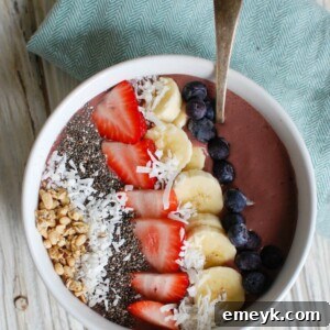 Chia Seeds Fruit Bowl with bananas and chia seeds.