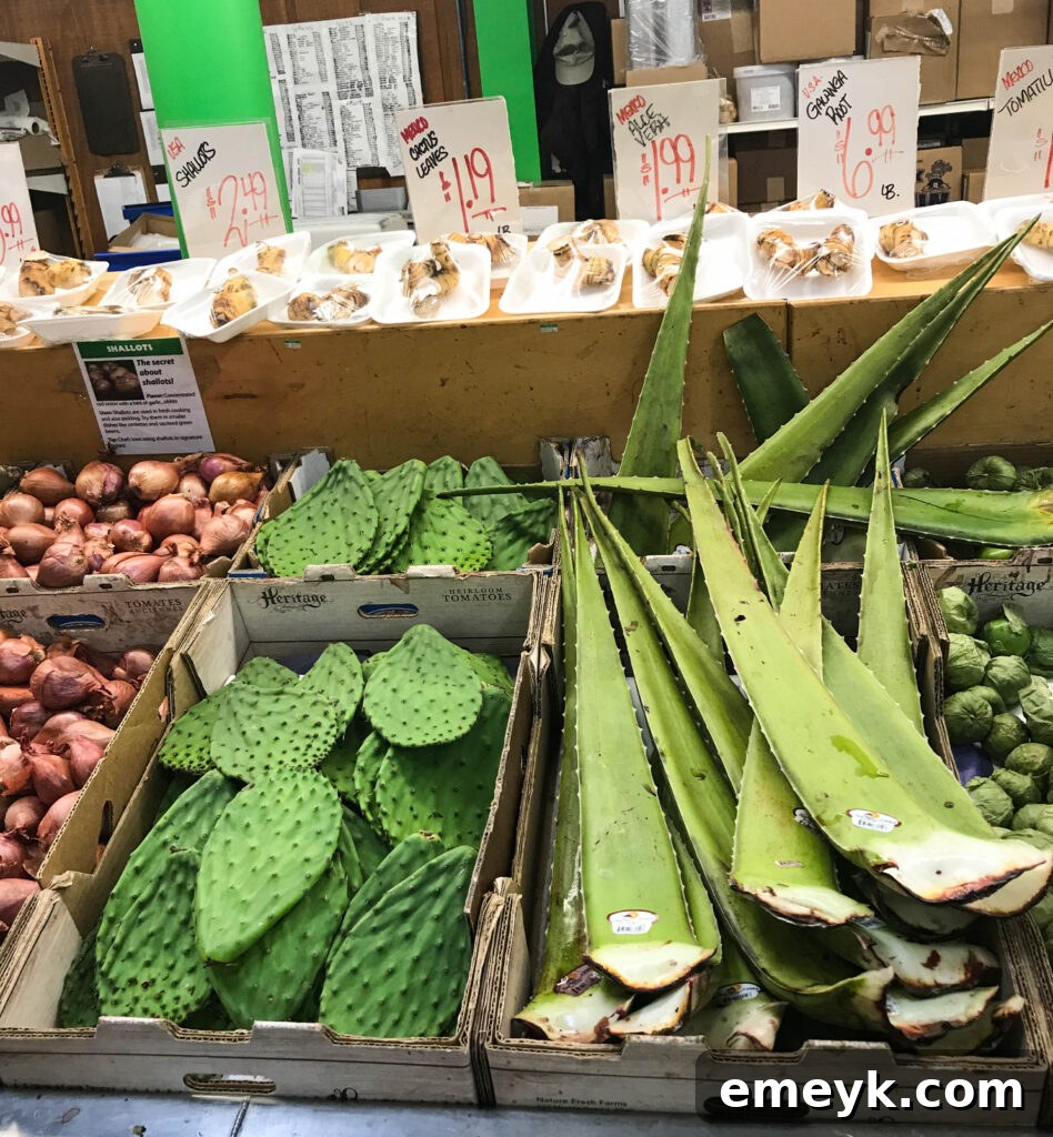 An aisle at Jungle Jim's, packed with an immense variety of products from around the world.