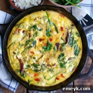 Sun-Dried Tomato Goat Cheese Frittata 1200 x 1200