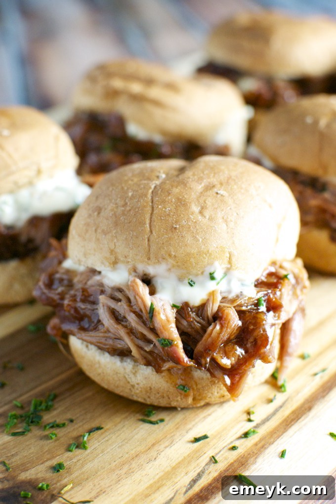 Pulled Pork Sliders with Garlic Aioli