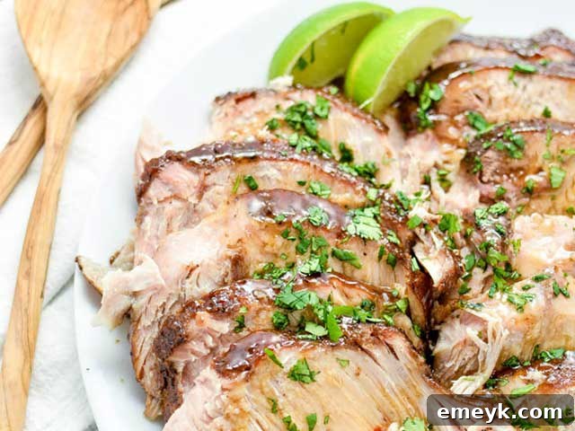 Asian Slow Cooker New York Pork Roast