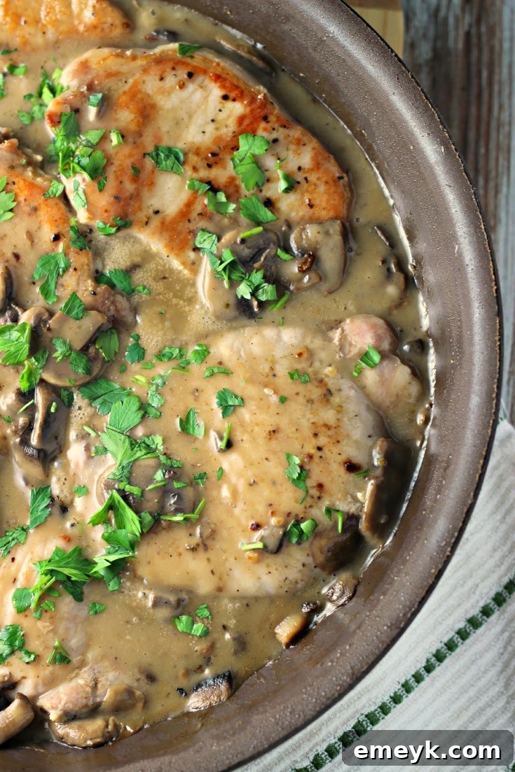 Mushroom Pork Chops