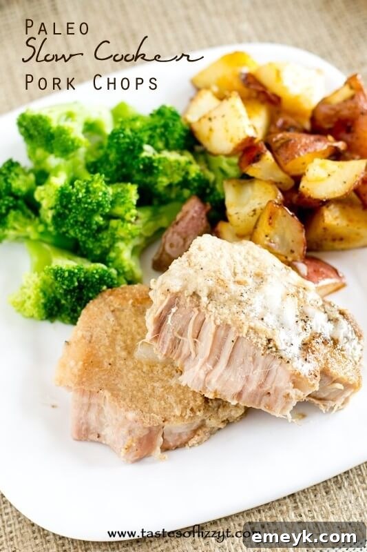 Paleo Slow Cooker Pork Chops
