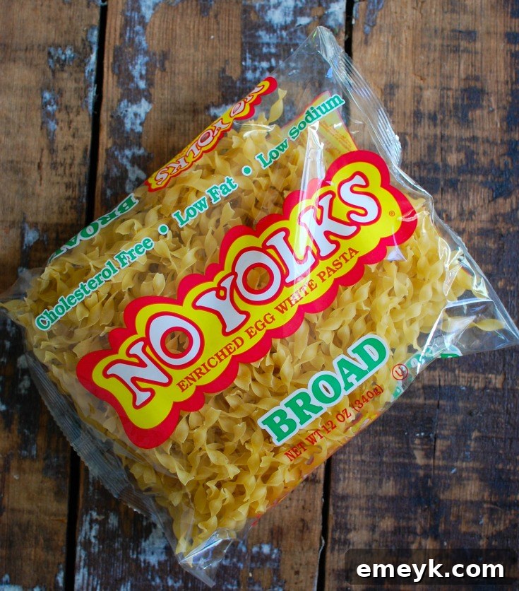 Variety of No Yolks Noodles cuts, perfect for different recipes from stir-fries to casseroles.