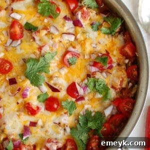 One Pot Mexican Stuffed Pepper Casserole