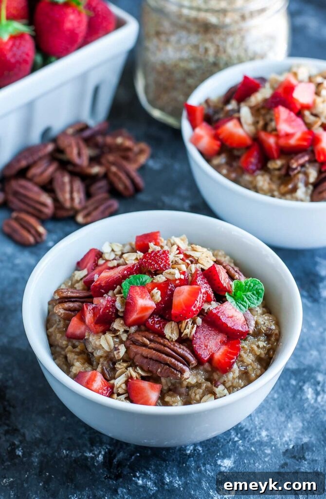 13 Instant Pot Recipes You Can't Live Without 11 Wholesome and delicious Instant Pot Strawberry Trail Mix Oatmeal, a quick and easy breakfast idea for busy mornings, packed with fruit and nuts.