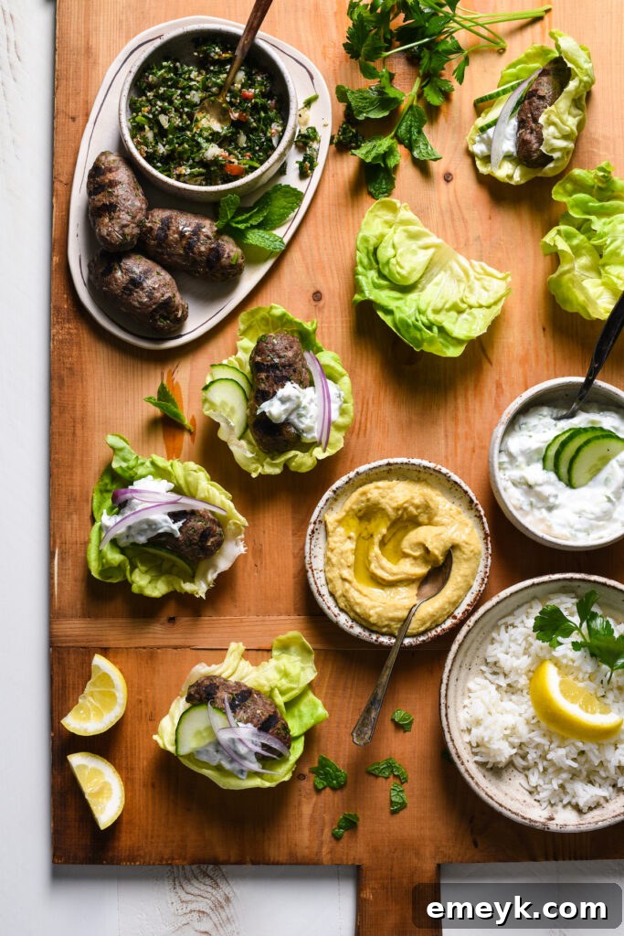 14 Irresistible Mediterranean Grilling Recipes 12 Kafta Lettuce Wraps, a light and fresh meal idea
