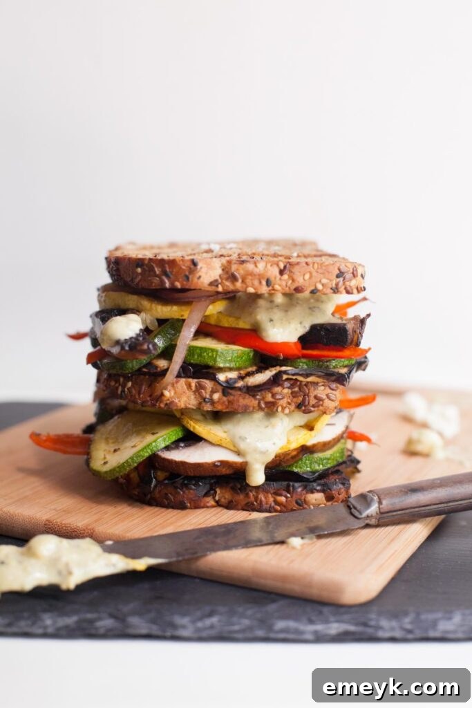 14 Irresistible Mediterranean Grilling Recipes 15 Hearty Grilled Vegetable Sandwich with Pesto Feta Mayo on artisan bread