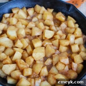 Easy Skillet Apples 1200 x 1200 - Main Recipe Image