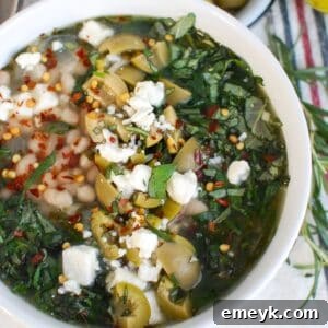 Mediterranean White Bean Soup thumbnail