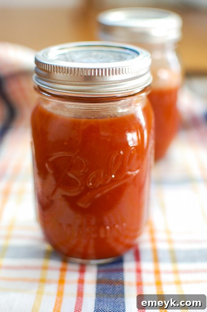 Ohio Farm to Flavor: Crafting Homemade Barbecue Sauce 2 Homemade Barbecue Sauce in Mason Jar, SEO: Best Homemade Barbecue Sauce for Pulled Pork