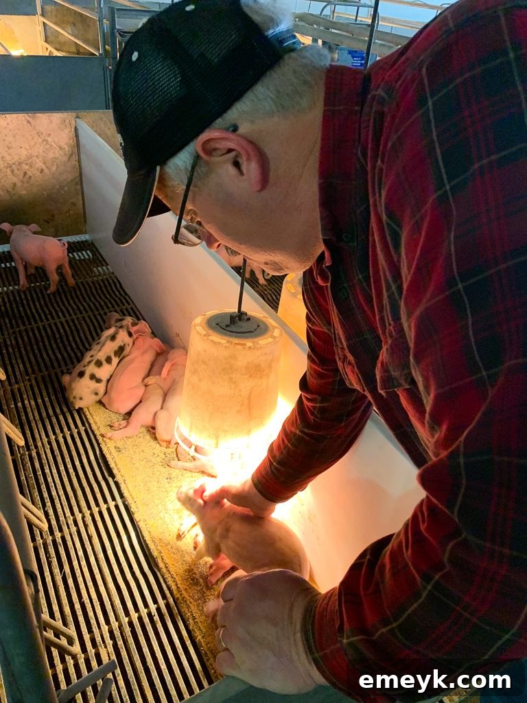 Ohio Farm to Flavor: Crafting Homemade Barbecue Sauce 6 Piglets in a Farrowing Barn, SEO: Piglet Care on Ohio Farms