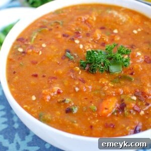 Slow Cooker Lentil Soup