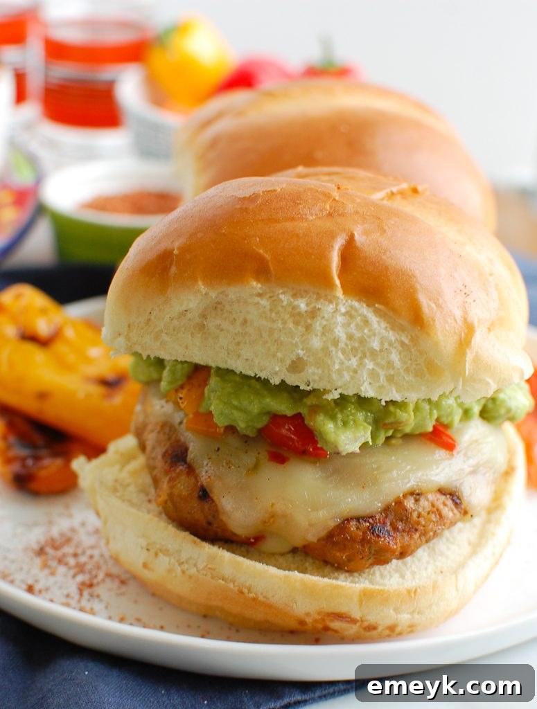 Pork Burgers on a bun ready to eat