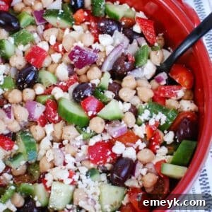 Greek Chickpea Salad 1200 x 1200