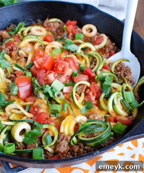 Mexican Zucchini Skillet