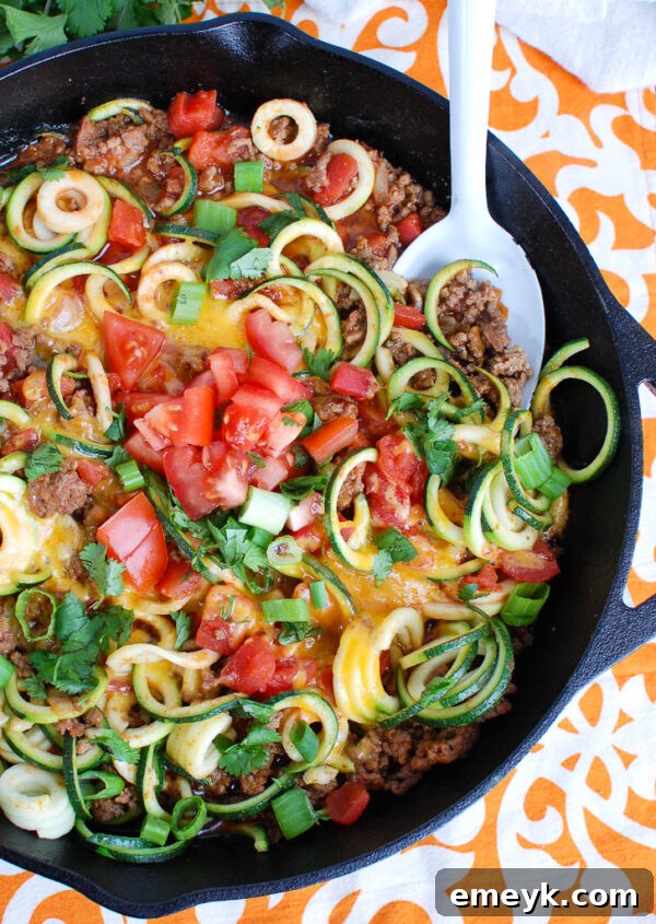 Mexican Zucchini above view