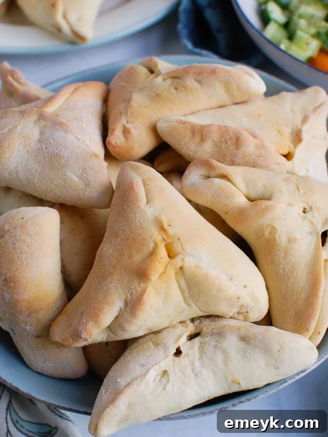 Lebanese Meat Pie Recipe in a blue bowl