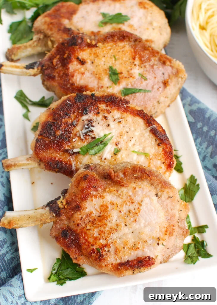 How to Bake Pork Chops in the Oven on platter