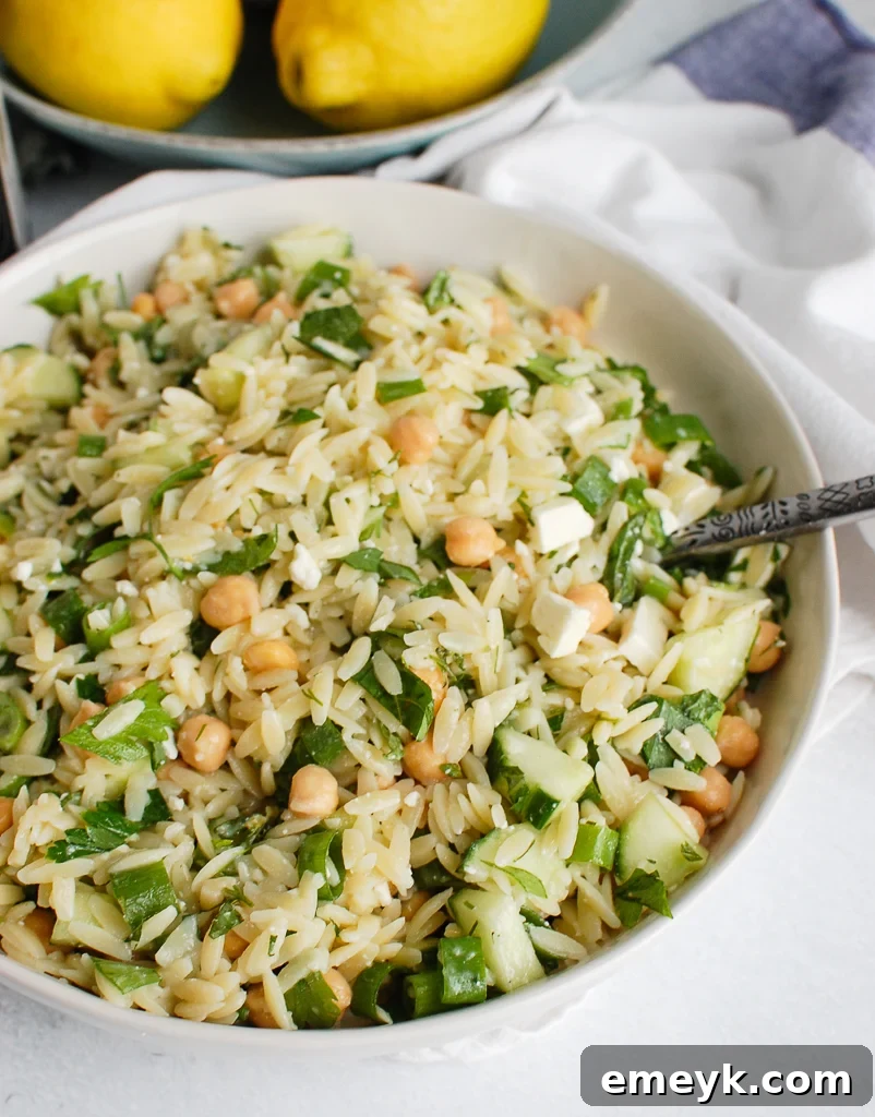Chickpea Salad Recipe in white bowl