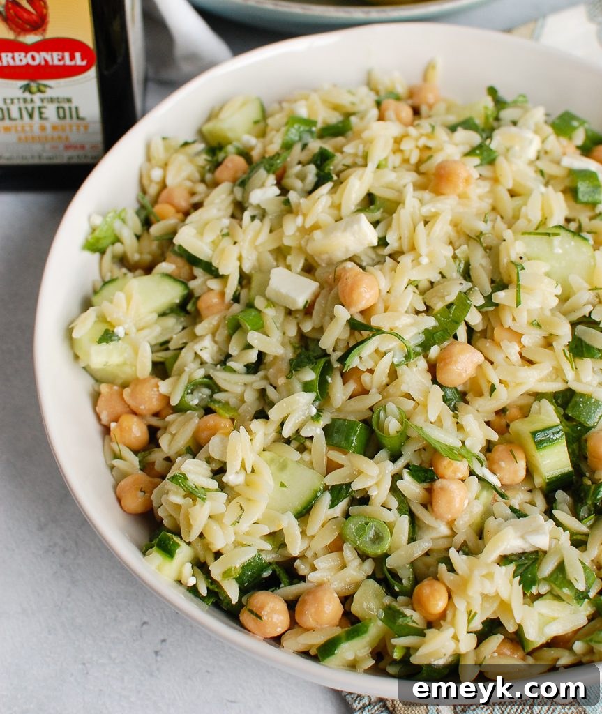 Chickpea Salad Recipe with white napkin
