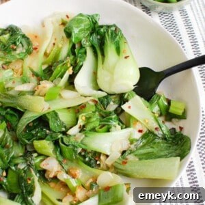 Easy Bok Choy Recipe 1200 x 1200