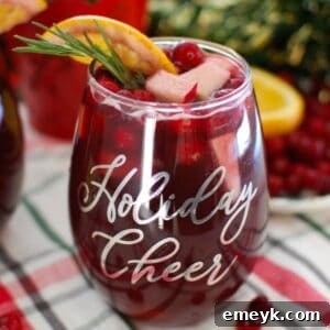 Christmas Sangria recipe card image