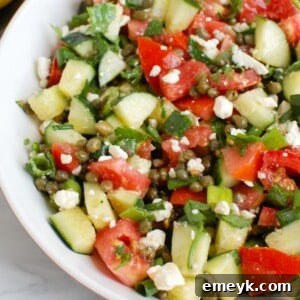 Tomato and Cucumber Salad with Capers 1200 x 1200