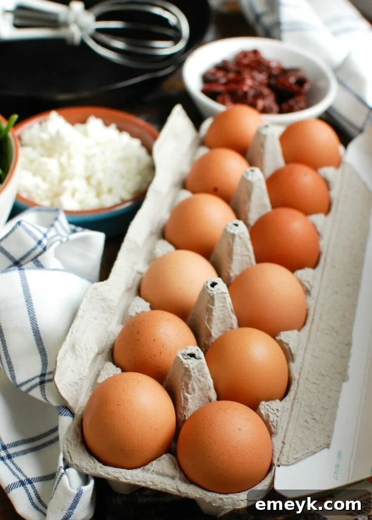 A close-up of several farm-fresh eggs in a carton, symbolizing natural goodness and quality.