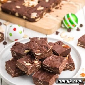Featured image of Easy Chocolate Fudge, highlighting its simple elegance.
