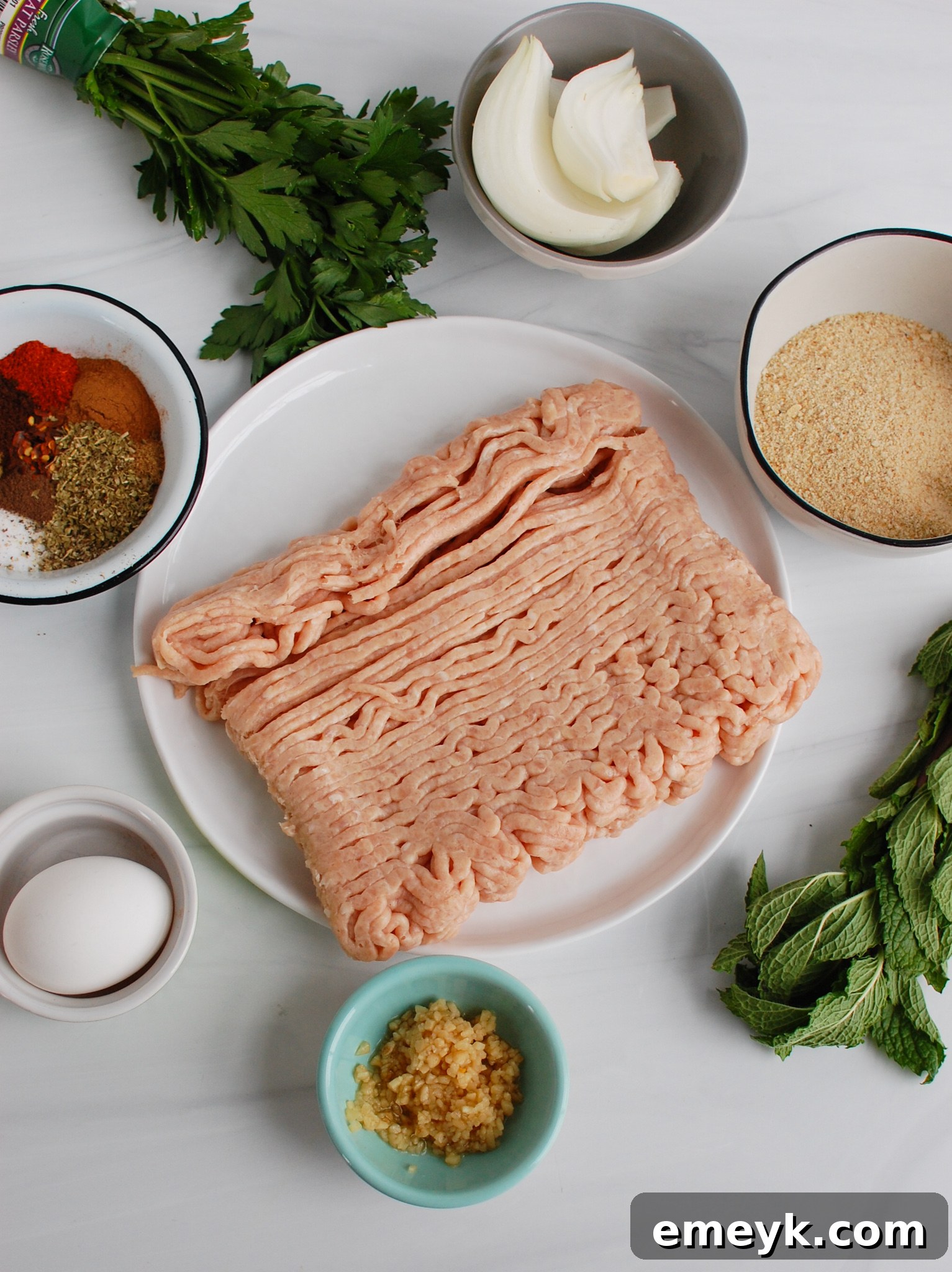 Chicken Kofta ingredients