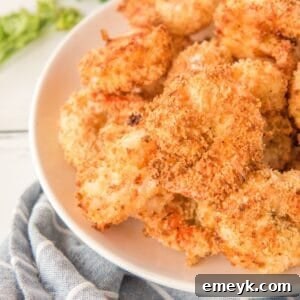 Air Fryer Coconut Shrimp, perfect for an appetizer or main dish.