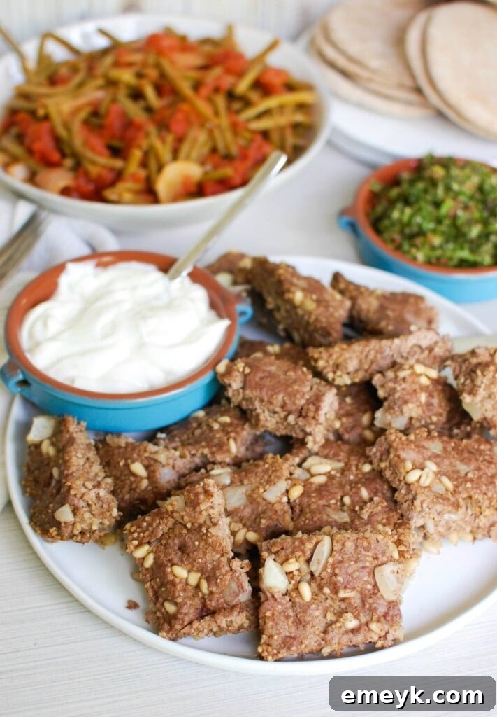 Homemade Lebanese Kibbeh - a cherished family recipe