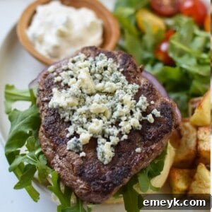 Easy Blue Cheese Burger 1200 x 1200