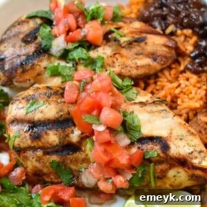 Margarita Grilled Chicken, a Chili's copycat, ready for a delicious meal.
