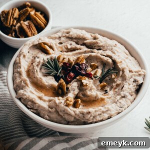 White Bean Hummus with Cranberry