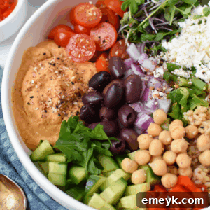 Easy Mediterranean Hummus Bowl 1200 x 1200