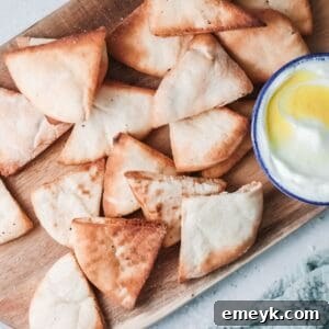 Air Fryer Pita Chips recipe card image