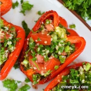 Tabbouleh Stuffed Peppers