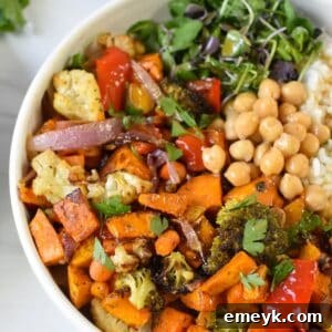 Sweet Potato Bowl ready to be served