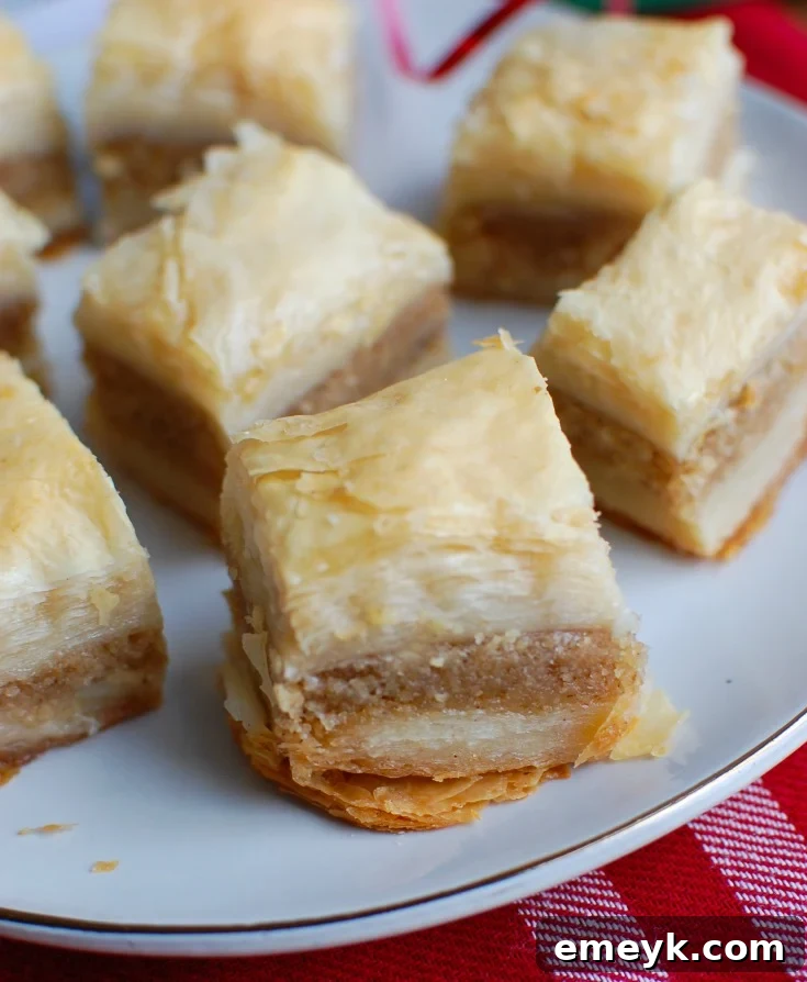 Clean workspace with baking tools for Baklava preparation, including phyllo and butter